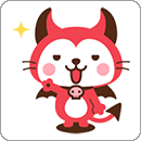 LINEスタンプ デビねこくん