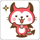 LINEスタンプ デビねこくん (線ありver)