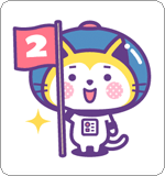 LINEスタンプ 宇宙飛行士にゃんこ 2